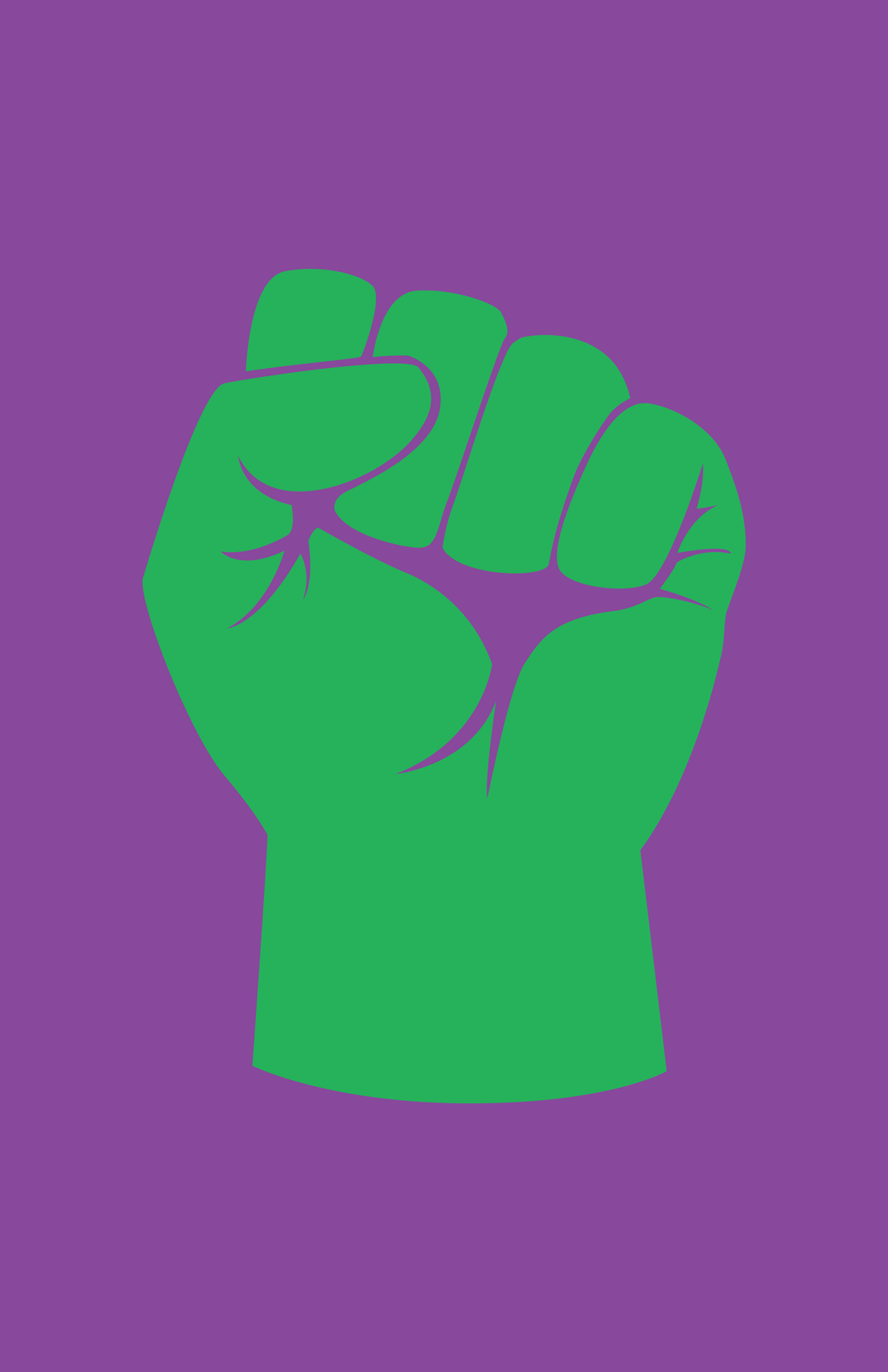 Minimalist design of Marvel's Hulk weapon by Minimalist Heroes