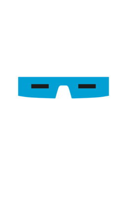 Minimalist design of DC Comics Captain Cold mask by Minimalist Heroes