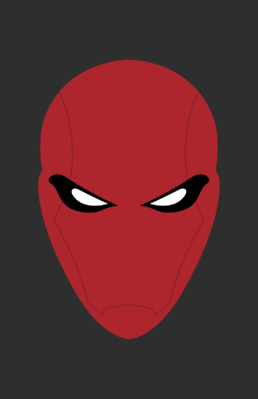 Red Hood Helmet - Minimalist Heroes
