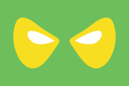 Minimalist design of Marvel's Gamora mask by Minimalist Heroes.