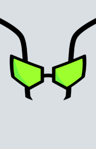 Minimalist design of Marvel's Superior Octopus mask by Minimalist Heroes.