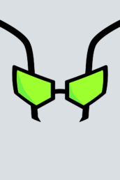 Minimalist design of Marvel's Superior Octopus mask by Minimalist Heroes.