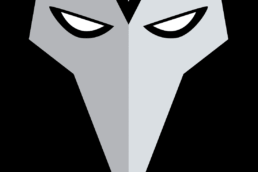 Minimalist design of Marvel's X-Cutioner mask by Minimalist Heroes.