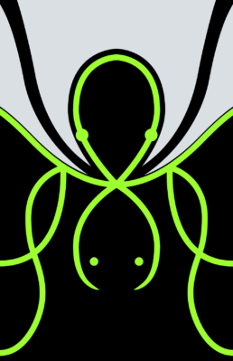Minimalist design of Marvel's Superior Octopus suit by Minimalist Heroes.